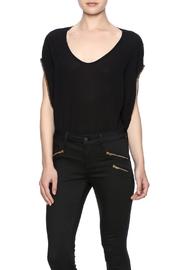  Black Sheer Top