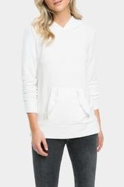 Clarice Ruffle Modal-hoodie