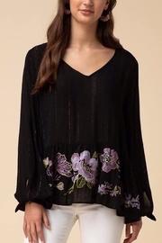  Tinsel Threaded Blouse