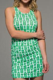  Printed Rouched Dress