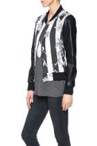  Print Bomber Jacket