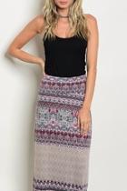  Pattern Maxi Skirt