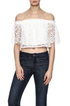  Off Shoulder Lace Top