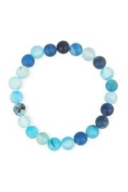  Blue Zircon Beaded-bracelet
