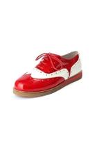  Cecilia Wingtip Red Shoes