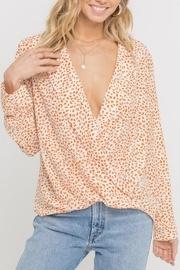  Tangerine Dotted Top