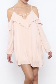  Ruffle Accent Dress