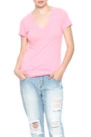  Pink V-neck Tee