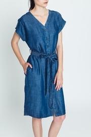  Tencel Buttoned Dress