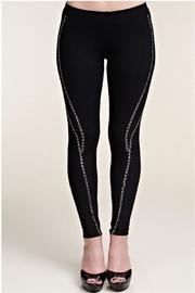  Black Studded Leggings