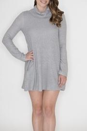  Button Cowl Dress