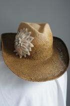  Embellished Flower Cowgirl-hat