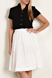  White Eyelet Skirt