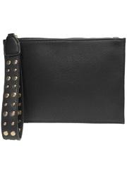  Faux Leather Wristlet