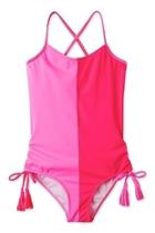  Hot Pink Tassel Swimsuit