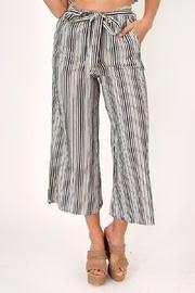 Belted Striped Pants
