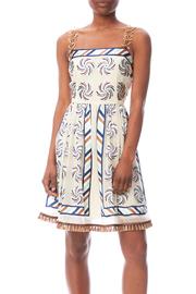  Pinwheel Raffia Dress