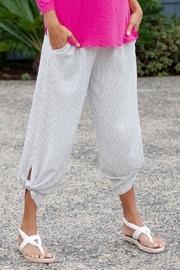  Pinstripe Tie Capri