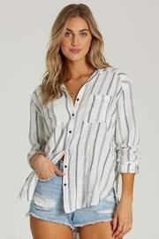  Cotton Striped Button-down