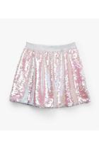 Opalescent Sequin Skirt