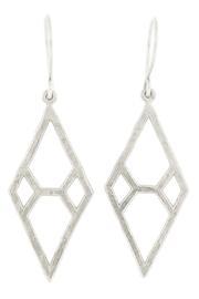  Silver Diamond Earrings