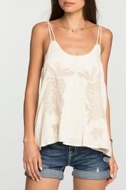  Floral Beige Cutout Cami