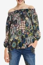  Stretch Off-shoulder Blouse Melina