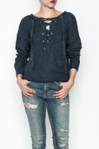  Adylene Lace Up Sweater