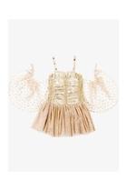  Winged Tulle Dress