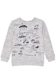  Landscape Doodle Pullover