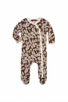  Floral Footed Romper