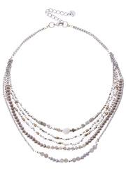  Labradorite Mix Layered Neckalce