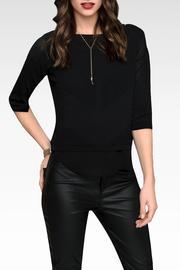  Knit Woven Top