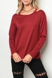  Burgundy Sweater