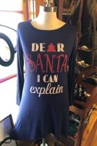  Navy Christmas Tunic