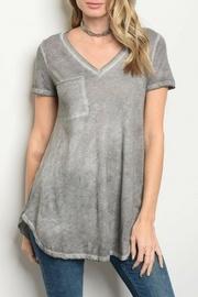  Gray Pocket Tee
