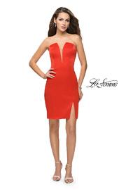  Satin Strapless Dress