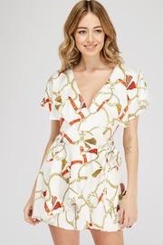  Chain Print Romper