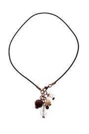  Leather Drop Necklace