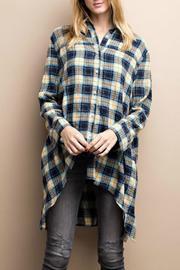  Vanilla Sky Plaid Tunic