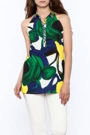  Amelia Abstract Print Top