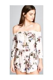  Ivory Floral Romper