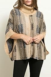  Knit Sweater Poncho