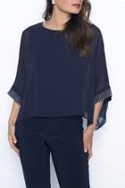  Navy Cape Style Pullover