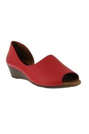  Passion Red Peep-toe