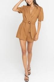  Wrap-style Belted Romper