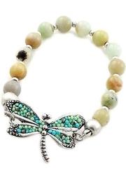  Dragonfly Pendant Bracelet