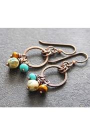  Turquoise Czech Earrings