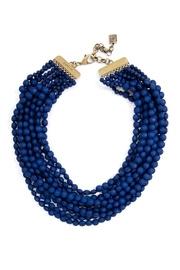  Navy Statement Necklace