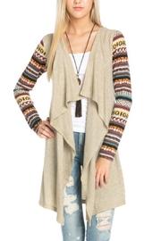  Aztec Print Cardigan